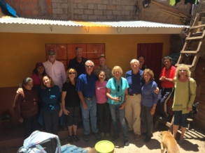 Rotarians visit the family of PH Scholar, Yeshira.