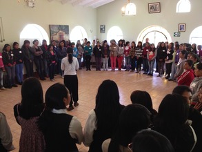 Participants during a conference activity
