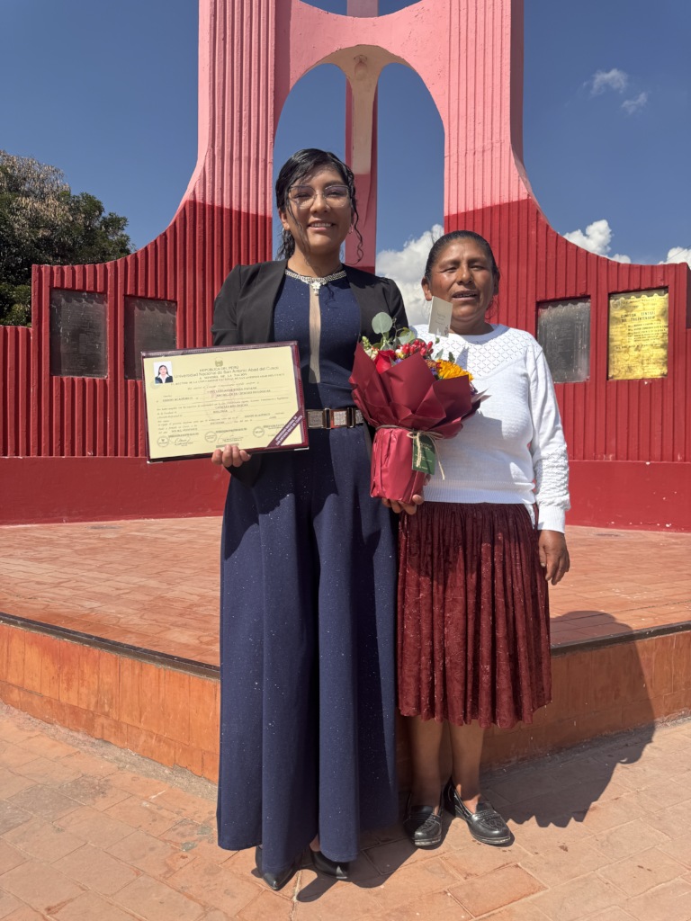 PH Scholar Eyny earning her bachelor's degree