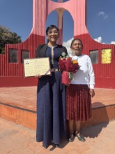 PH Scholar Eyny earning her bachelor's degree