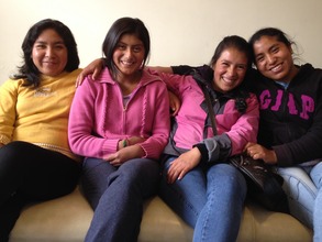 PP Scholars: Flor Nelida, Kati, Rosa and Ana