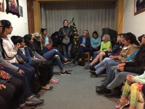 PH Scholar, Eli, Speaks to PH Visitors in Cusco