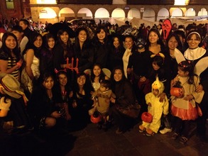 PP Scholars in Costume on Halloween!