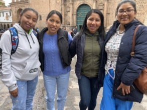 New PH scholars: Adriella, Medalid, Katy and Eyny.