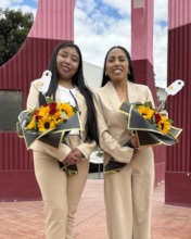PH Scholars Meda & Adriela after thesis defense