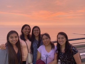 PH Univ. Scholars in Lima with Flor & Rosa (right)