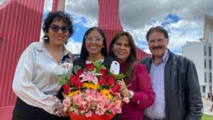 PH scholar, Jessica, with the Peruvian Hearts team