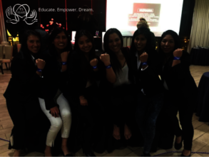 PH Scholars with conference host, Ana Romero.