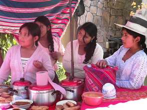 Food fair in Torotoro