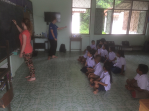 Keely in action in the classroom