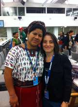 Ana with MADRE Program Director Natalia Caruso