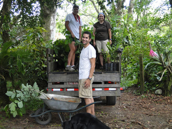 Loading trees to plant at another LRFF project