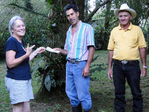 Paying Mariano his first PES check, thanks to you