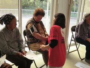 Blood pressure check (Oshika Peninsula, Miyagi P.)