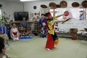 Powerful dance to the folk music