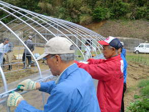 Farming at Temporary Housing Facilities