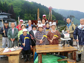Community building through farming. Fureai Group