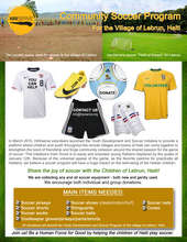 HELP US BUILD THE "DREAM FIELD"