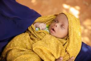 Three-week-old Mohamed