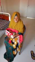 Anfa and her baby, Mohamed