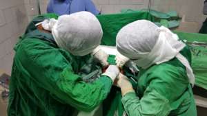 Our doctors performing the surgery
