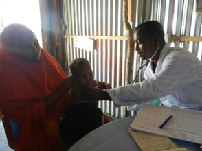 The doctor examining Ikhlaas