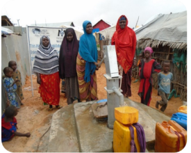 Rehabilitated well in Haji Pollo IDP camp