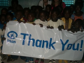 Students express their gratitude to Plan