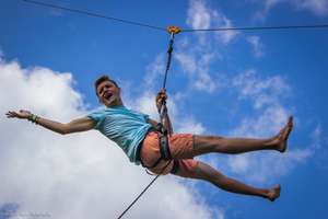 Zip-lining!