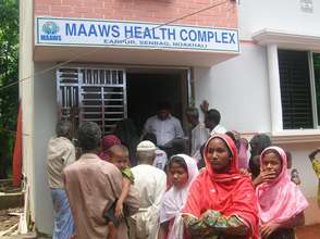 Patients Waiting Outside for Appointments