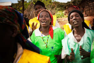 Women's Group Leaders educate through song