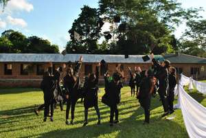 Graduates celebrate the end of the year