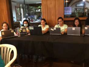 Students practice coding during Tech Bootcamp