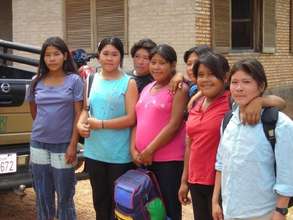 Eulalia and other students from the Ache community