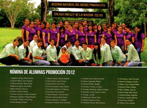 Mbaracayu Girls School Class of 2012