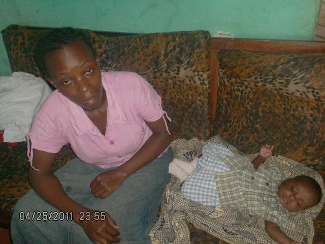 Koti and her 1st child after being defiled
