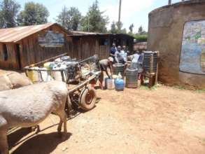 Before the construction of the water tank