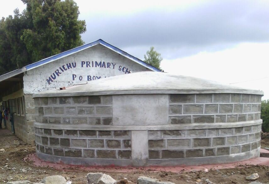 Completed water tank