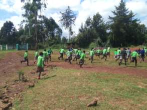 Kwanjora Primary School pupils
