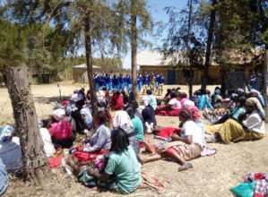 Murichu pupils song and dance at the launch