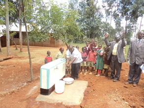 Water flows from the taps at Matuiku. GHARP/KRA