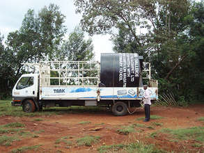 Water tank arrives at Matuiku Primary School