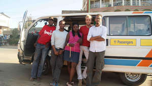 Team in Dadaab: Ahmed, Deeq, Claudette, Matt