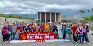 Volunteers and our visually impaired friends