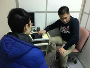 Tailor-made course for blind individual