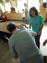Visit to Huei-Ming School for Blind Children