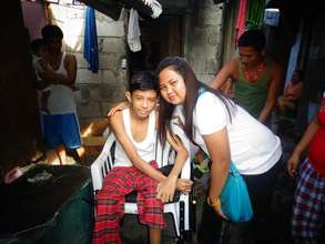 Paul with AAI staff member Bernadette Fenandez