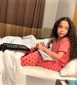 Brielle attending a check-up Feb 2022