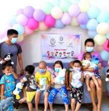 Children together for Toy party