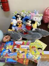 Toys and books given from AAI thanks to donors